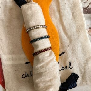 Chloe and Isabel Pave Saphire birthstone ring